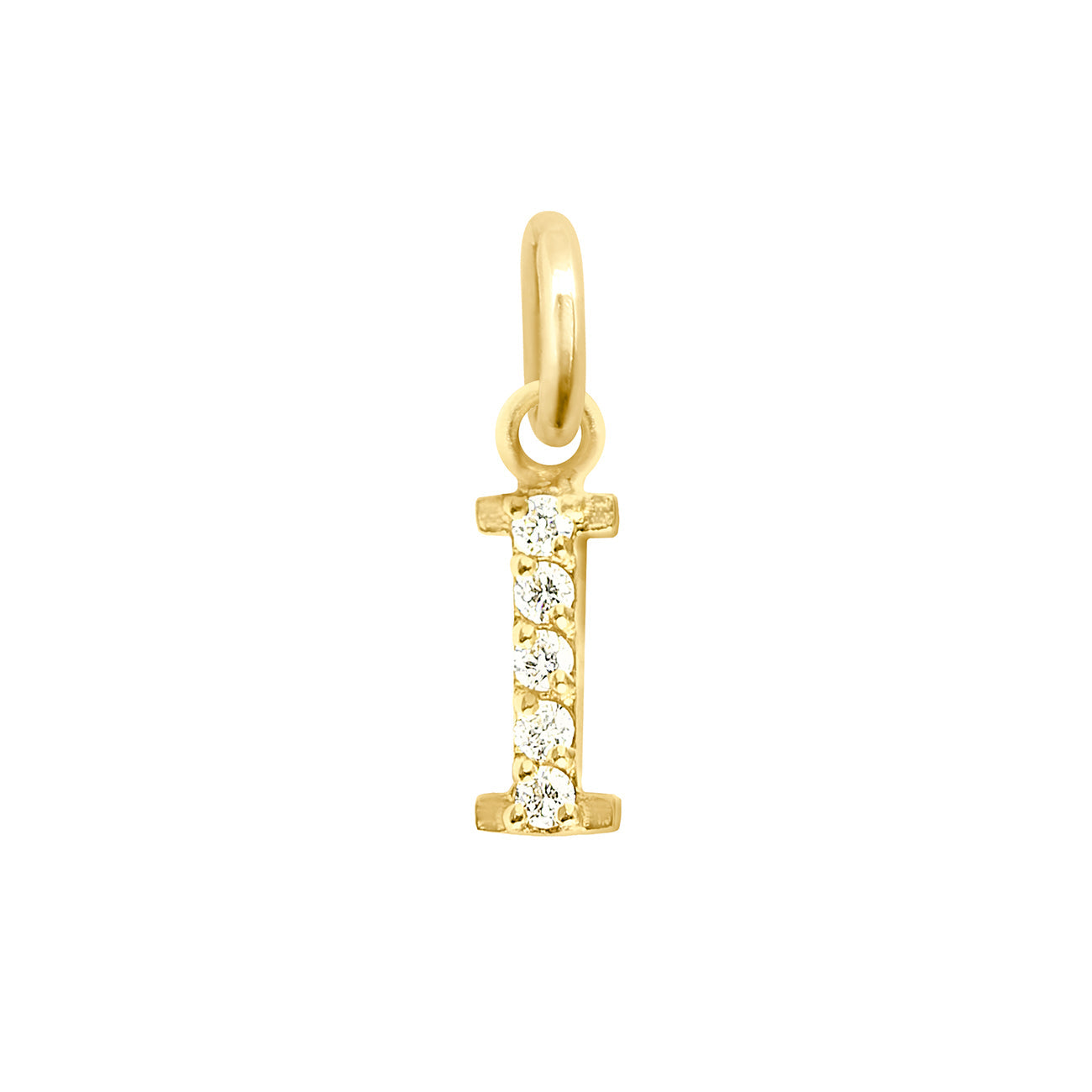Pendentif Lucky Letter I, or jaune, diamants lucky letter Référence :  b5le00ij00xxdi -1