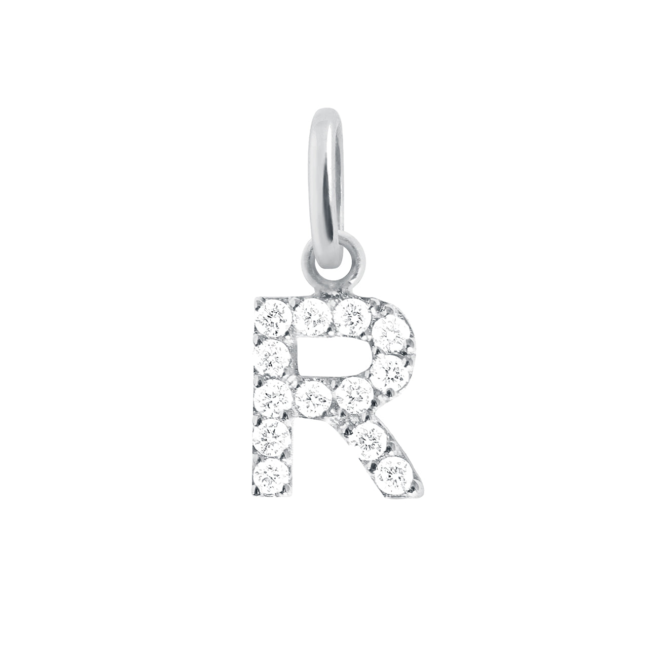 Pendentif Lucky Letter R, or blanc, diamants lucky letter Référence :  b5le00rg00xxdi -1