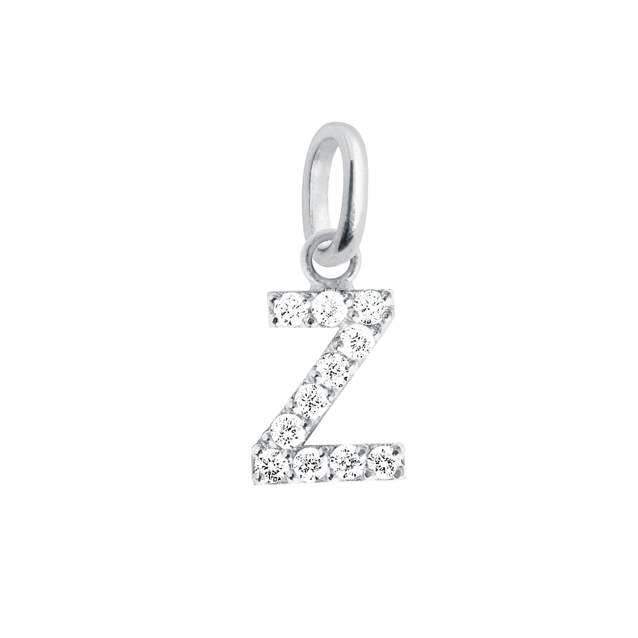Pendentif Lucky Letter Z, or blanc, diamants lucky letter Référence :  b5le00zg00xxdi -1