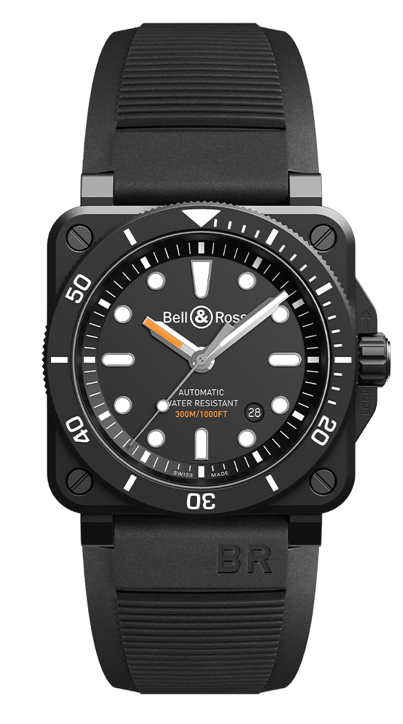 BR 03-92 DIVER BLACK MATTE