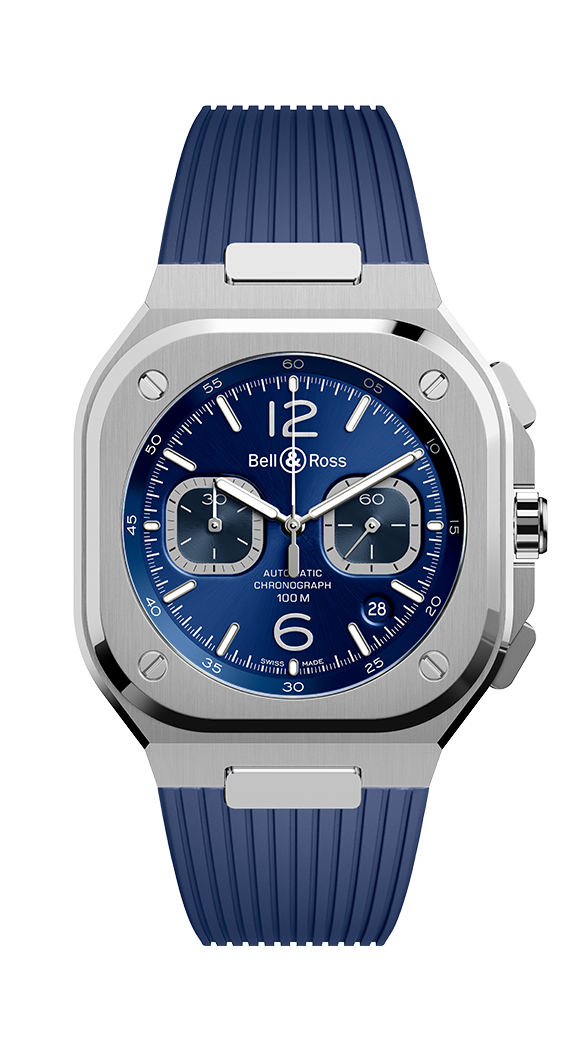 BR 05 CHRONO BLUE STEEL